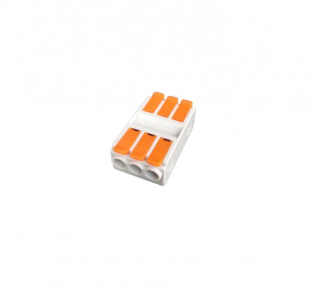 Conectori - Conector legatura Doza 3 Poli, Dublu, KV226, 41A/450V 0.5-6mm2