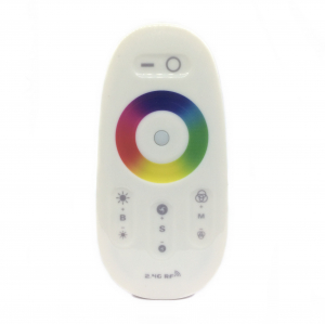 Controler banda LED RGB cu telecomanda prin radiofrecventa RF cu zona control tactil pentru alegere culori [1]