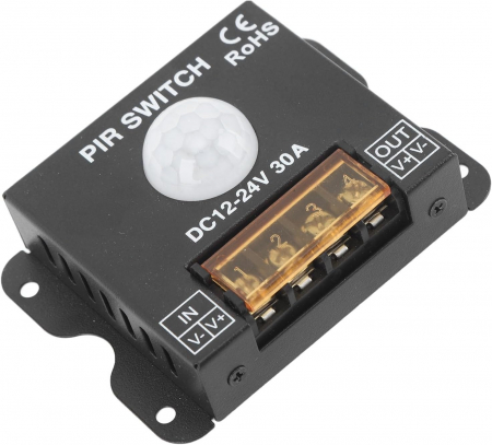 Senzor de miscare PIR pentru banda LED, DC 12V-24V, 30A, P130 [2]