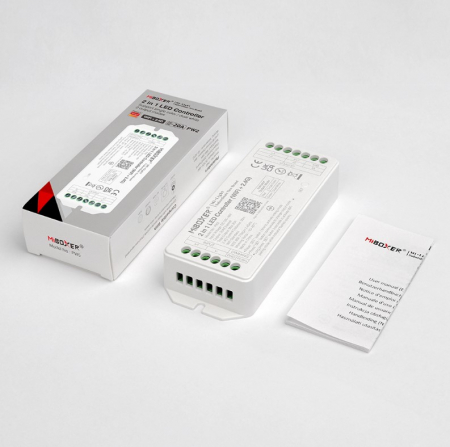 Controller LED MiBoxer PW2, 2-in-1 monocolor/dual-white, 20A, 12-48V, WiFi + 2.4GHz, Tuya, alb [1]
