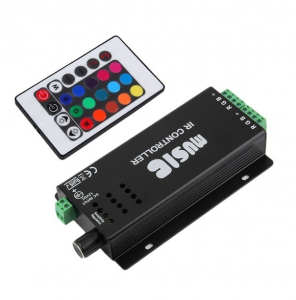 Controller muzical cu telecomanda IR 24 taste pentru banda RGB [1]