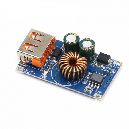 Surse miniatura pentru prototipuri - Convertor step-down de la 6-24V la 5V pentru QC3.0 OKYN012240
