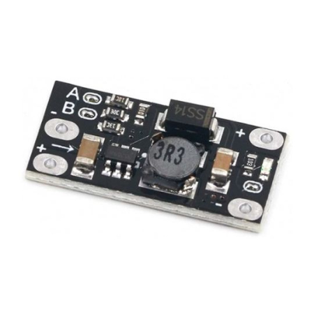 Surse de alimentare robotica - Convertor DC-DC Step-Up 3.7V/5V la 5V, 8V, 9V sau 12V, Boost Compact