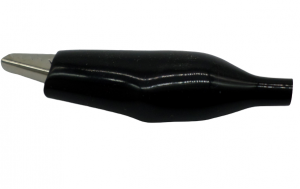 Accesorii si electrice auto - CRCLBL-02 - Crocodile clip; 60VDC; negru; Grip capac: max.8mm; Insulation: PVC
