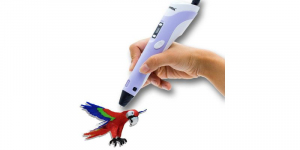 Imprimare 3D - Creion 3D RP-100B cu afisaj digital pentru desene tridimensionale+set de 3 filamente PLA cadou