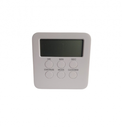 Surse de alimentare speciale - Cronometru electronic 3 in 1, afisaj LCD, carcasa alba OKYN0907-4