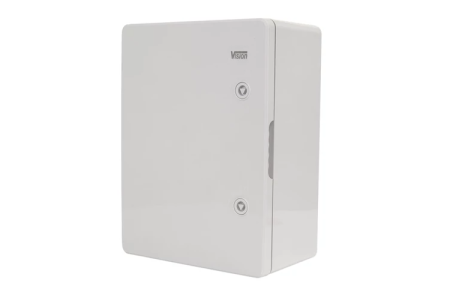 Automatizari electrice si electronice - Cutie / tablou electric plastic ABS VS-PC203013O, 200 x 300 x 130 mm, IP65, capac opac, gri