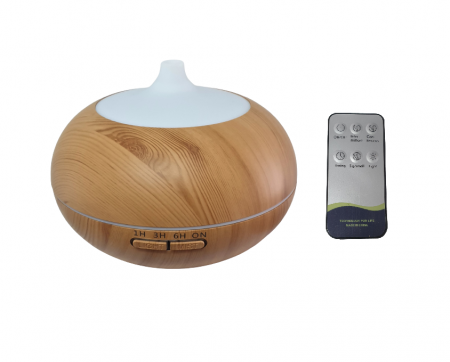Difuzor aromaterapie D2-300ml maro cu telecomanda Li-D2-Br [1]