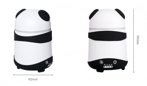 Difuzor umidificator aromaterapie ursulet Panda negru / maro [1]