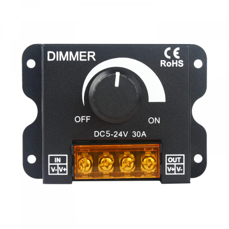 Controllere - Controller, dimmer LED, 5V-24V DC, 30A, D130-C-30A