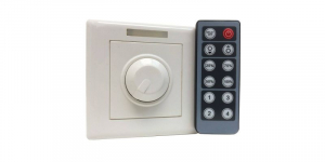 Controllere - Dimmer LED cu potentiometru si telecomanda IR 12 taste