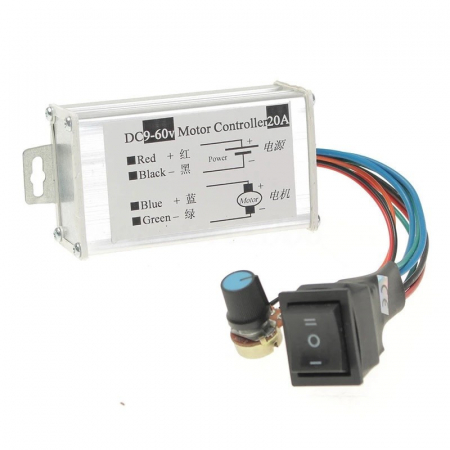 Drivere de motor - Controler de motor PWM 9-60V 20A 0-1200W OKN515-16
