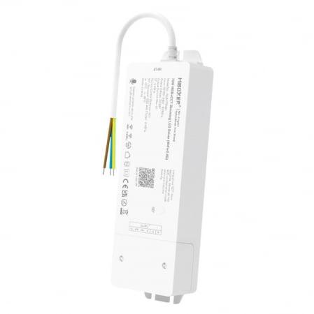 Controllere - Driver LED MiBoxer 75W, 2in1 sursa si controller, dimmer, RGB+CCT, WiFi+2.4GHz, 24V, 3A, control app & telecomanda, Tuya, AC100-240V, IP20