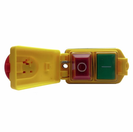 Buton galben cu capac rosu pentru betoniera  AC250V 15A [1]