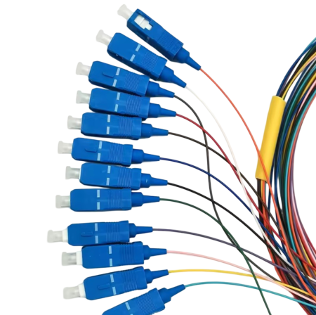 Cabluri cu conectori - Fiber Pigtail LSZH SC/UPC Single Mode 0.9mm 1.5m, IL ≤0.2dB, RL ≥50dB, set 12 buc