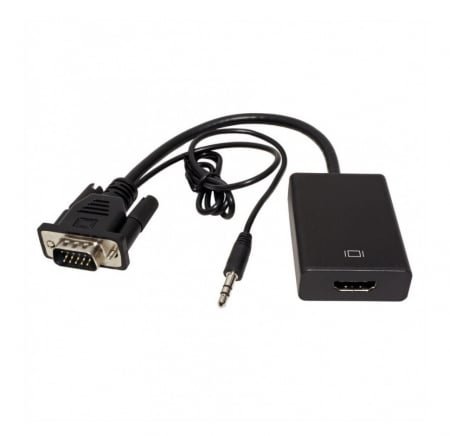 Adaptoare - Adaptor VGA  cu audio la HDTV HDMI