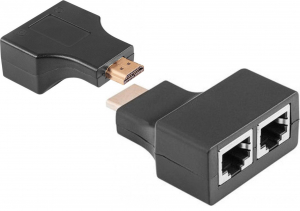 Adaptoare - HDMI-2xRJ45 - Extender HDMI prin 2 cabluri UTP cat.5/6