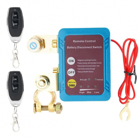 Audio Arduino - Intrerupator de deconectare a bateriei auto cu telecomanda RCBatt