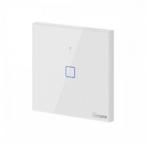Intrerupatoare WiFi - Intrerupator Wifi 1ch touch Sonoff IoT T0EU1C TX IM190314009 ALB