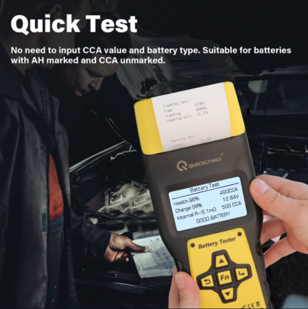 Tester de baterii pentru vehicule 12V si 24V cu imprimanta BA1000 [4]