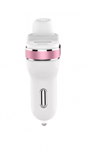 Incarcator auto Konfulon BT-05 cu 1 iesire USB si 1 Tip C plus casca Bluetooth [1]