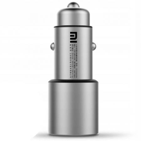 Incarcator auto Xiaomi CC02CZM 36W QC 3.0 2xUSB-A, argintiu [2]