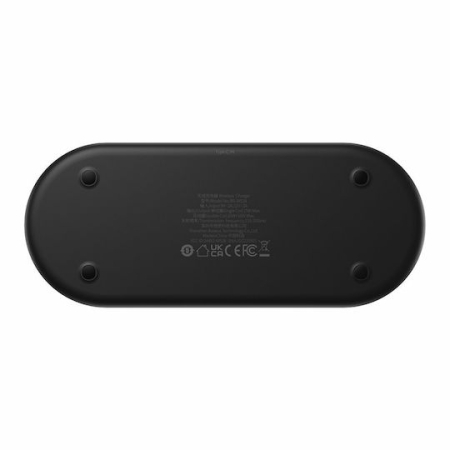 Incarcator Wireless Dual Baseus Digital LED Display 20W, Qi, USB-C, Negru – WXSX010101 [6]