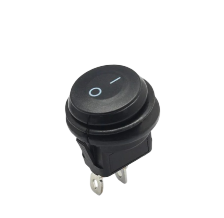 Componente electrice si electronice - Intrerupator basculant/rocker ON-OFF cu mentinere, ermetic, SPST, 6A 250V AC, montaj panou, 20mm, IP67, KCD1-101-11