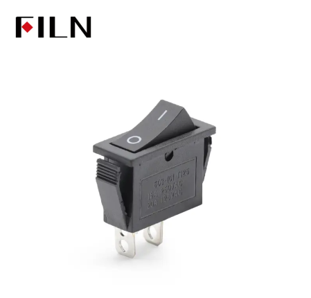 Intrerupator basculant/rocker ON–OFF cu mentinere, 15A 250V AC, 31x11 mm, montaj panou, FL3-KCD3-101-01 [1]