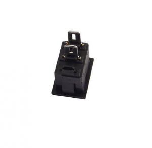 Intrerupator Rocker dreptunghiular miniatura SPST ON-OFF Negru 250V/6A IP20 KCD1 2pini [2]