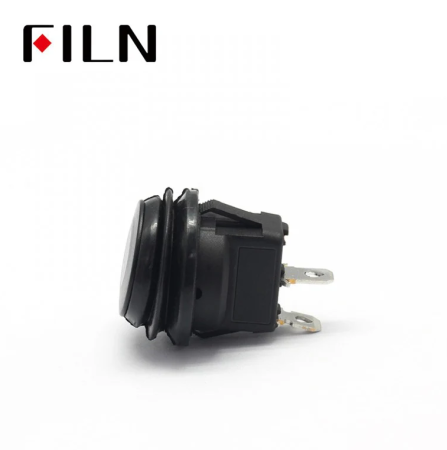 Intrerupator basculant/rocker ON-OFF cu mentinere, ermetic, SPST, 6A 250V AC, montaj panou, 20mm, IP67, KCD1-101-11 [1]