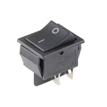 Componente electrice si electronice - Intrerupator basculant/rocker cu mentinere, DPST, ON-OFF, 4 pini, 16A 250VAC, 20A 125VAC, IP20, KCD4-201-01