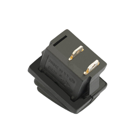 Intrerupator basculant/rocker ON-OFF cu mentinere, SPST, 10A 250V AC, 21x15 mm, montaj panou, FL3-KCD3-101-03 [2]