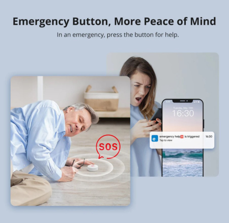 Intrerupator smart wireless ZigBee Sonoff SNZB-01P [9]