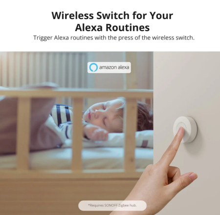 Intrerupator smart wireless ZigBee Sonoff SNZB-01P [15]