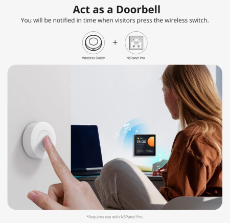 Intrerupator smart wireless ZigBee Sonoff SNZB-01P [14]