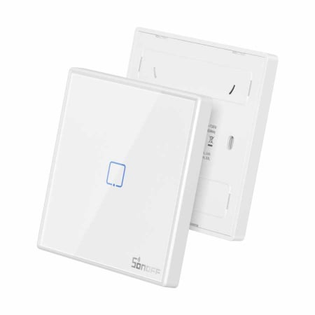 Intrerupator Sonoff simplu aplicat touch tip telecomanda cu un canal radio T2EU1C-RF [1]