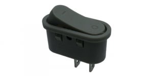 Intrerupatoare si comutatoare de circuit - Intrerupator tip rocker ON-OFF 250V/6A gri KCD1-101-10