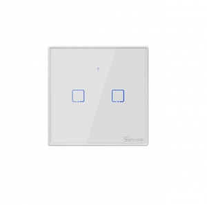 Intrerupator Wifi 2ch touch Sonoff IoT T0EU2C TX IM190314010 ALB [1]