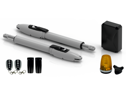 Automatizari porti batante - Kit Automatizare poarta batanta, pana la 300 Kg si 3 m pe canat, 24V DC GateON S324