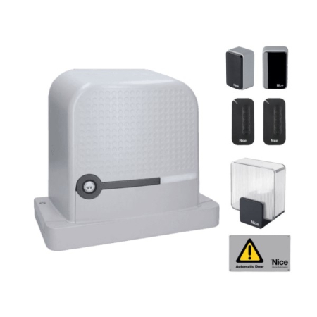 Automatizari porti culisante - Kit automatizare poarta culisanta 600KG Nice  Robus  RBS600BDKCE