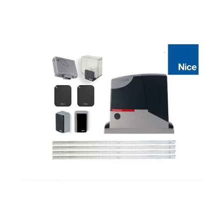 Automatizari porti culisante - Kit automatizare poarta culisanta NICE  cu viteza mare de miscare Nice Robus500HS 500 KG