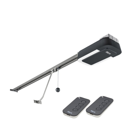 Control acces si automatizari - Kit automatizare usa de garaj Nice SPIDER1200BLW, 1200 N, Wi-Fi, sina pe curea 3,2 m