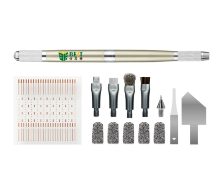 Truse de scule - Set reparatii electronice BST-85, BGA, cutit precis, spatula cositor, perii si accesorii pentru telefoane si PCB
