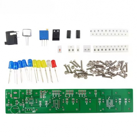 Kit DIY lampa LED tip coloana cristal, control prin sunet, efect spectru luminos [4]