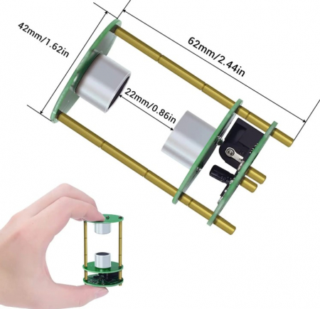 Kit DIY levitatie acustica, levitator ultrasonic, 40kHz, 12V DC [3]
