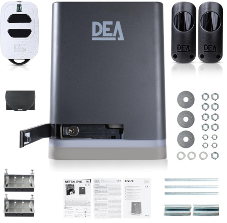 Control acces si automatizari - DEA KIT LIVI 4/24X/M pentru porti culisante de pana la 5m si 400 kg