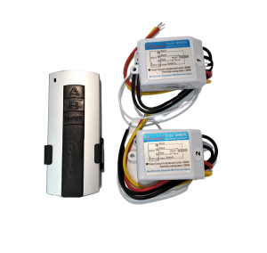 Telecomenzi lustra - Kit lustra cu telecomanda RF (AB) cu doua module  pentru iluminat (ON-OFF)  (AYK018)