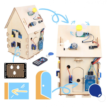 Kit pentru invatare Arduino IoT cu macheta casa OKY1075 [2]