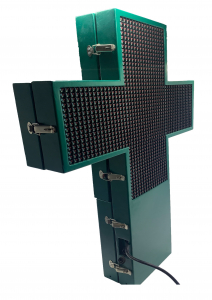 PANOU CU LED RGB CU 10 MODULE IN CRUCE refurbished [1]